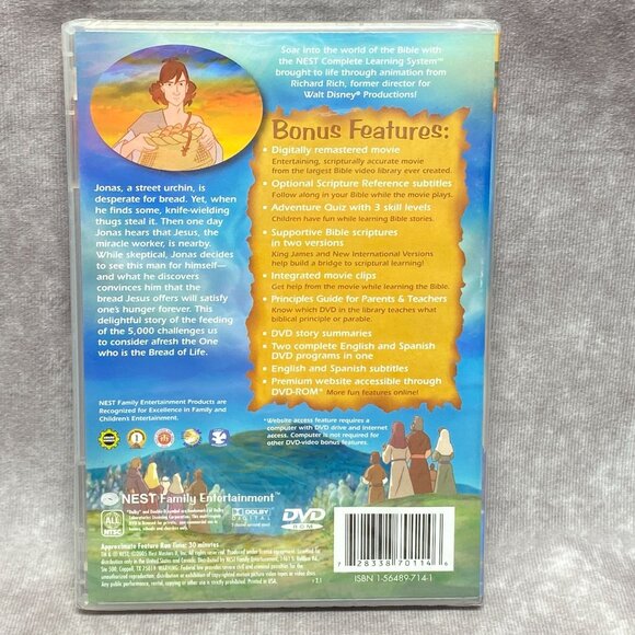 The Animated Stories From The New Testament - Bread From Heaven DVD NEST - Picture 3 of 4